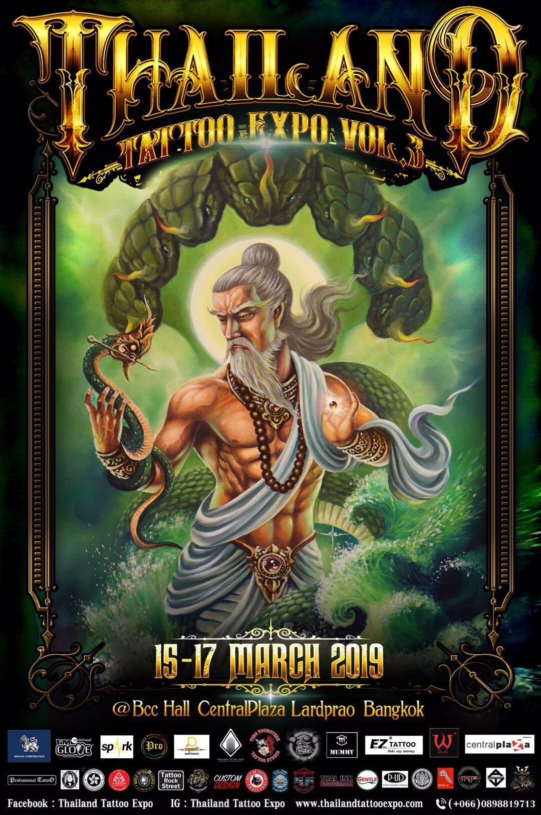 Salon du tatouage en Thaïlande 2019 Thailand tattoo expo 2019
