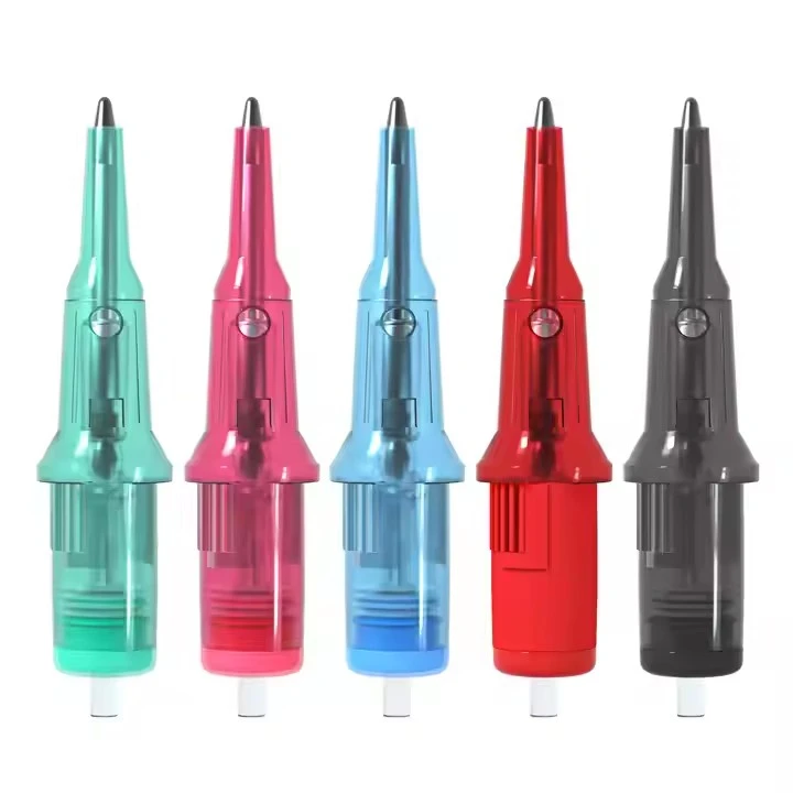 Aigne de tatouage jetable sur mesure coloré à bille à bille coloré