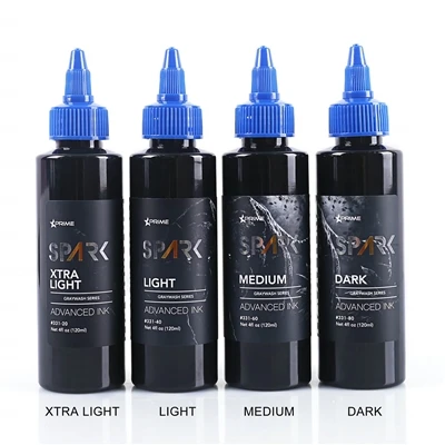 Organic 4oz 120ml Graywash Makeup Black Tattoo Encre