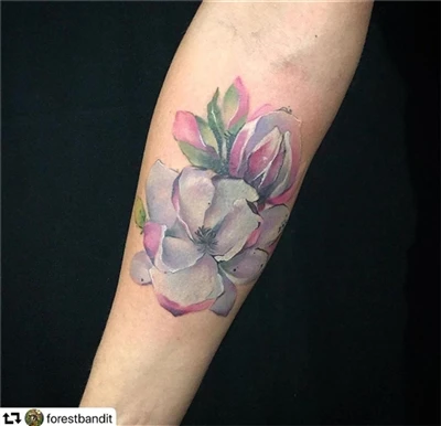 Fleurs sur mes bras