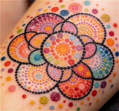 Qu'est-ce qu'un tatouage de pointillisme?