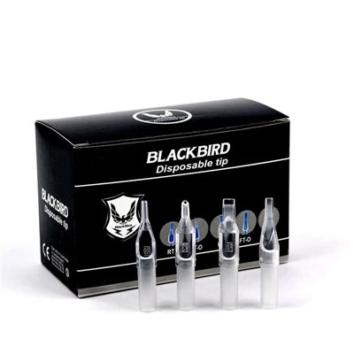 50pcs Machine à tatouage transparent jetable stérilisé