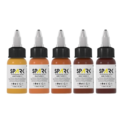 Ensemble d'encre de tatouage de couleur chair, 1oz, conforme à l'ue REACH, pour artistes de maquillage et de tatouage permanents