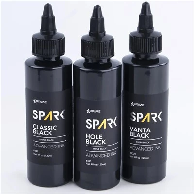 4oz Organic 3 Série classique Black Hole noir Vanta Black Tattoo Encre