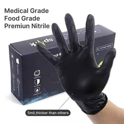 Tatouage noir jetable Protéger les gants