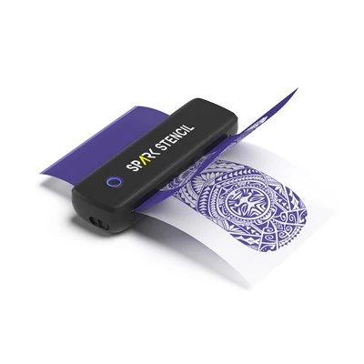 Imprimante thermique portable Bluetooth haute résolution -, compatibilité universelle, batterie longue, pochoir de tatouage pour artistes