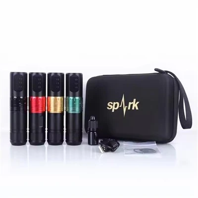 Spark Factory Wholesale Coupable Coupable Avable 1600mAh Battery Tattoo Gun Wireless Tattoo Machine
