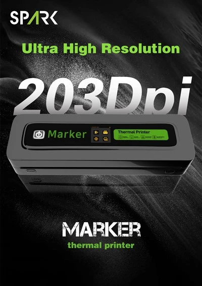 Nouveau marqueur d'arrivée Marker sans fil de tatouage thermique sans fil imprimante