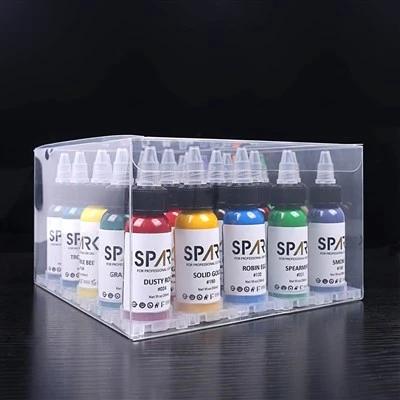 Spark Professional 1oz 25 couleurs ensemble tatouage d'encre d'encre d'encre d'encre