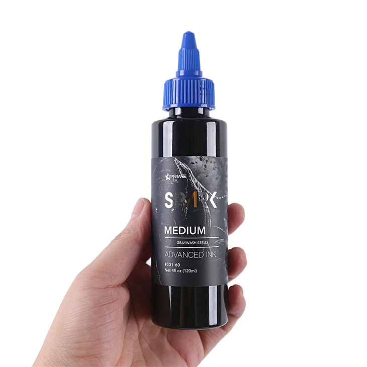 Spark120ml Graywash Tattoo Ink Body Art Tattoo Kits Professional Makeup Tattoo Supplies