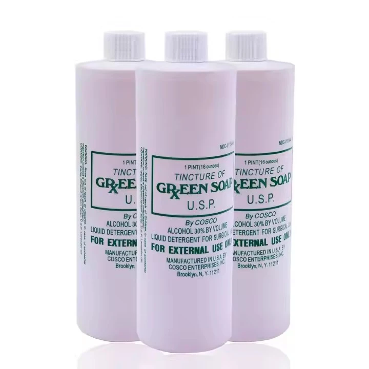 Tatouage stérilisé mousse de savon vert