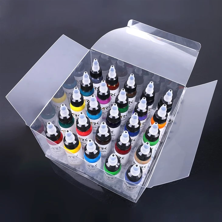 En gros personnalisé High - end 1oz de long - Couleur durable Fast Smooth Spark Premium Permanent Tattoo Encre pour l'art corporel