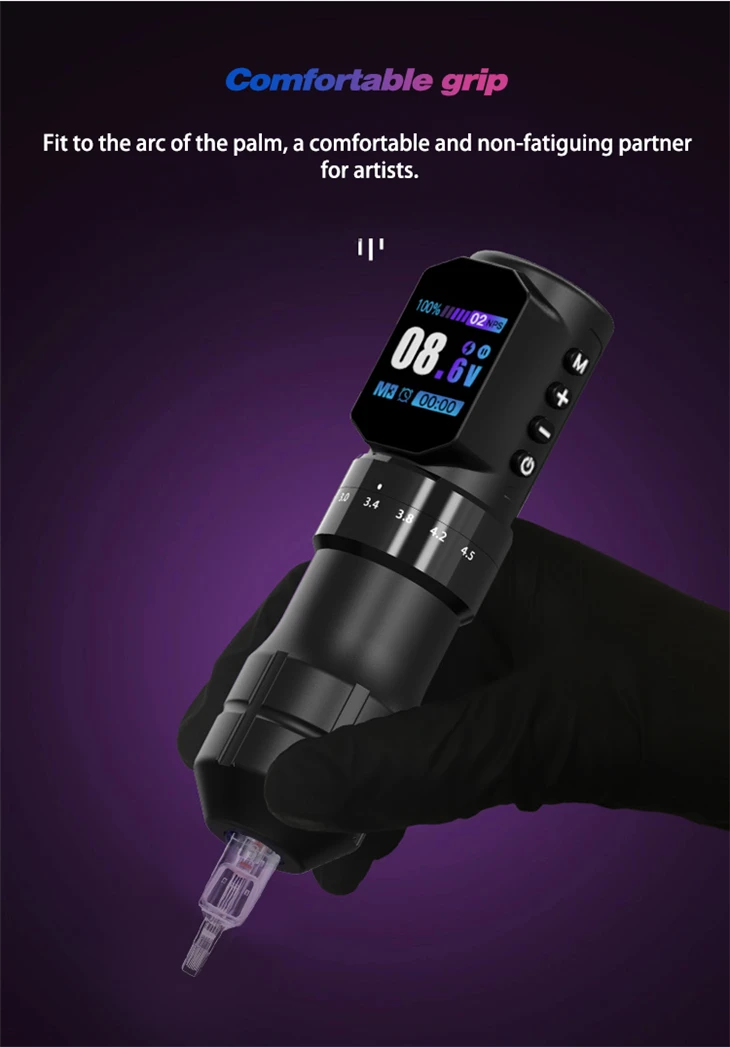 Wireless Tattoo Machine Pen With 2000 MAh Dual Battery For Tattoo Body Art suppliers