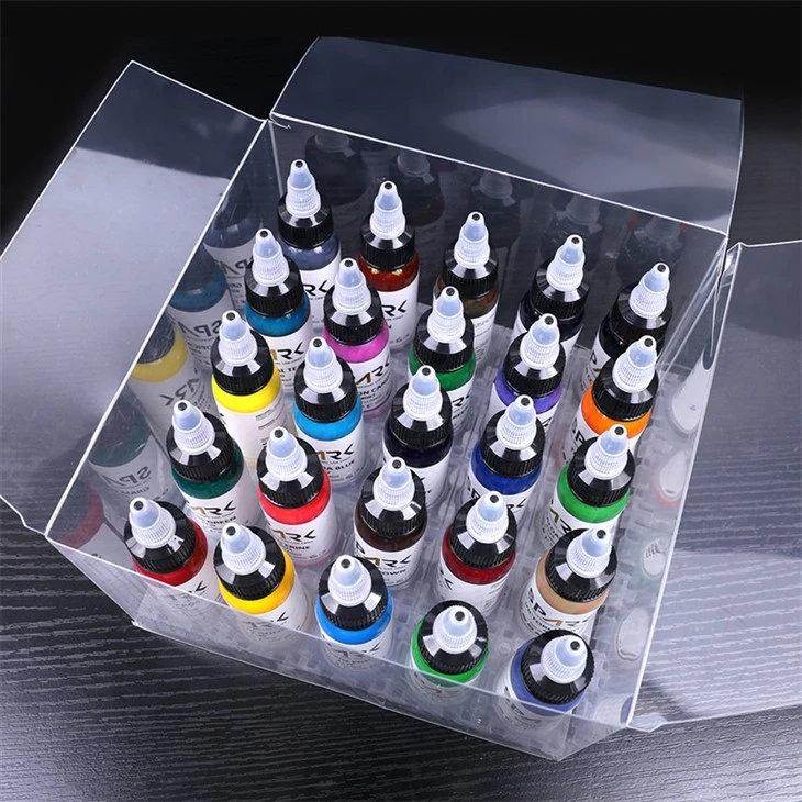 Encre de tatouage noire, ensemble de 25 couleurs, encre de tatouage sans plomb, encre de tatouage noire