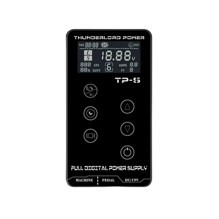 3-18V LCD Alimentation Électrique Tatouage Numérique