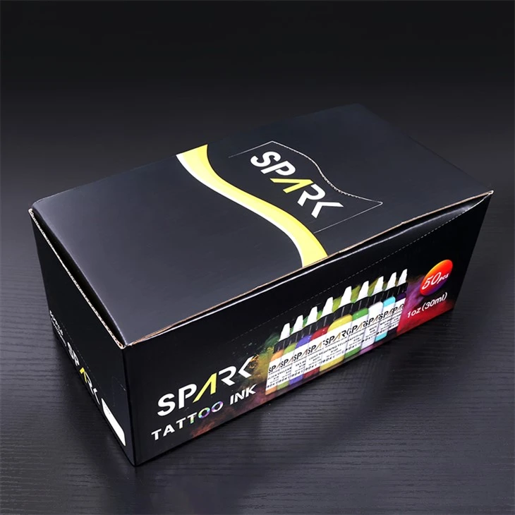 50 ensembles de couleurs ensemble d'encre de tatouage Spark couleur d'encre de tatouage professionnelle