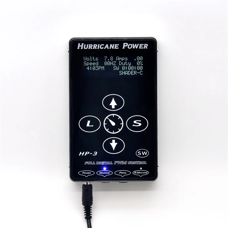 Alimentation électrique LCD tatouage numérique