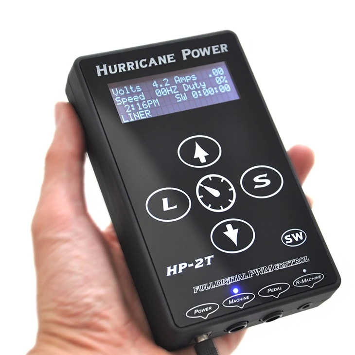 Tatouage d'alimentation électrique Hurricane, tatouage numérique