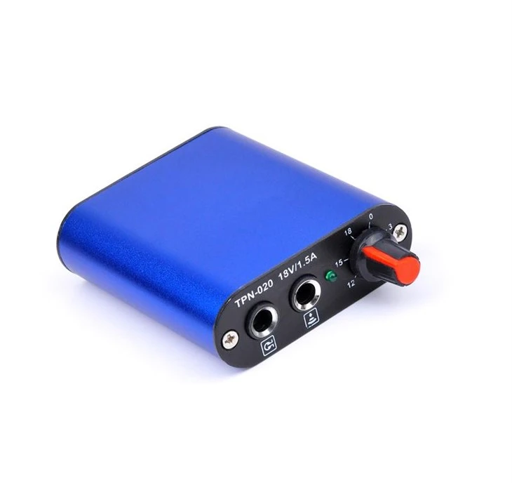 Coque en métal et aluminium, alimentation électrique Simple pour tatouage, Mini fournitures de tatouage
