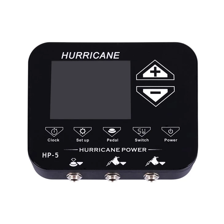 Source d'alimentation pour tatouer l'alimentation électrique de tatouage d'ouragan
