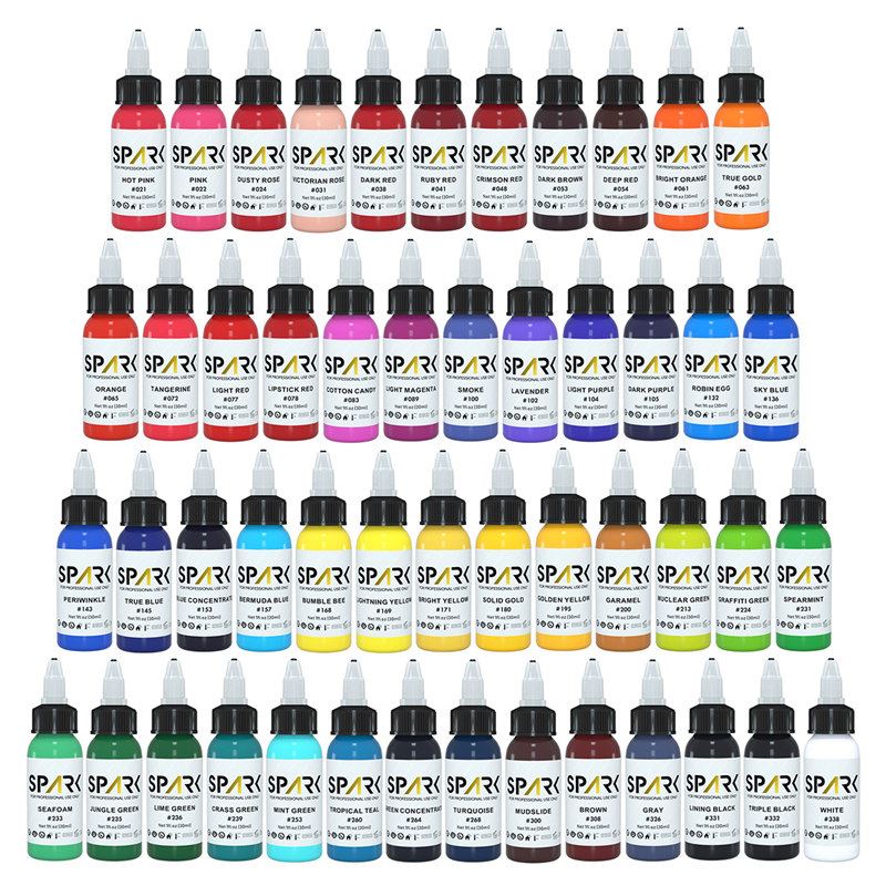 Ensemble d'encre de tatouage Premium Spark Tattoo Ink