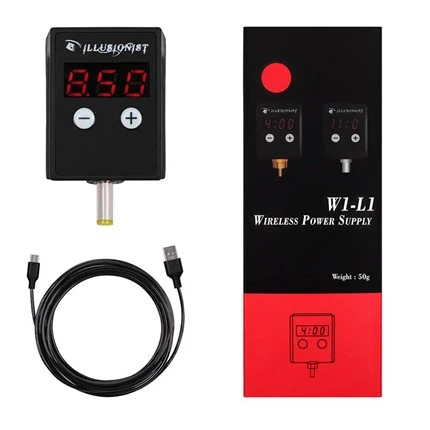 Alimentation sans fil 4 V-11V Batterie de tatouage 1 500 mAh