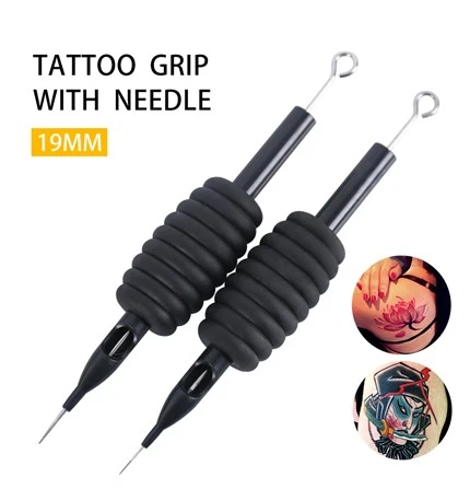 Poignées en plastique jetables stérilisées de tatouage du tube 25mm de tatouage