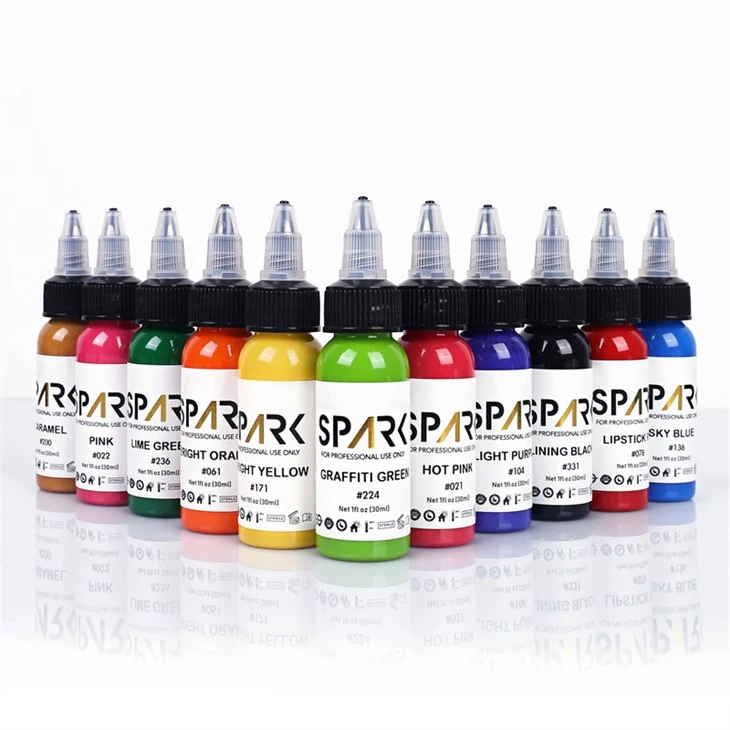 Encre de tatouage Black Light Encre de tatouage Spark Original
