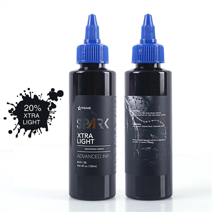Ensemble d'encres de tatouage Encre de tatouage professionnelle Black Spark