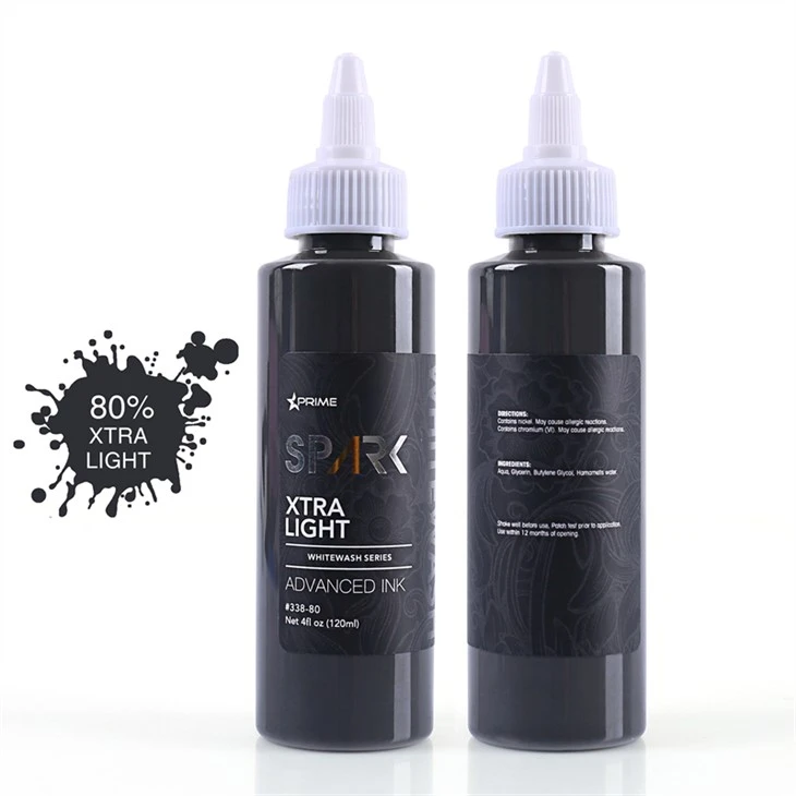 Tattoo Ink Spark Original Set d'encres de tatouage Vegan White Wash Set Spark Tattoo Ink