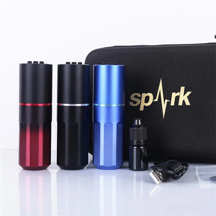 Machine à tatouer Spark sans fil, fournitures de tatouage pour l'art corporel