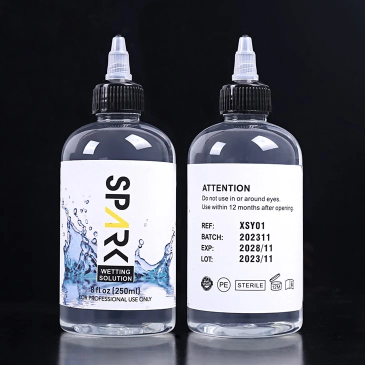 Solution mouillante pour tatouage à étincelle, sans cruauté envers les animaux, 240ML, 8OZ, Solution de mélange pour tatouage à étincelle, encre de tatouage